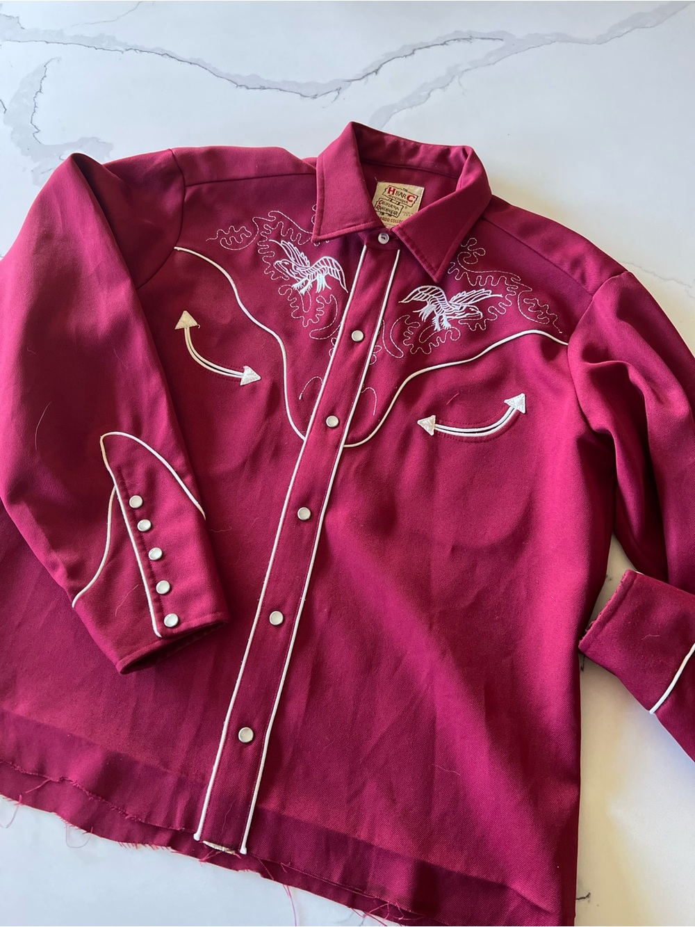Vintage HBarC Western Snap Shirt